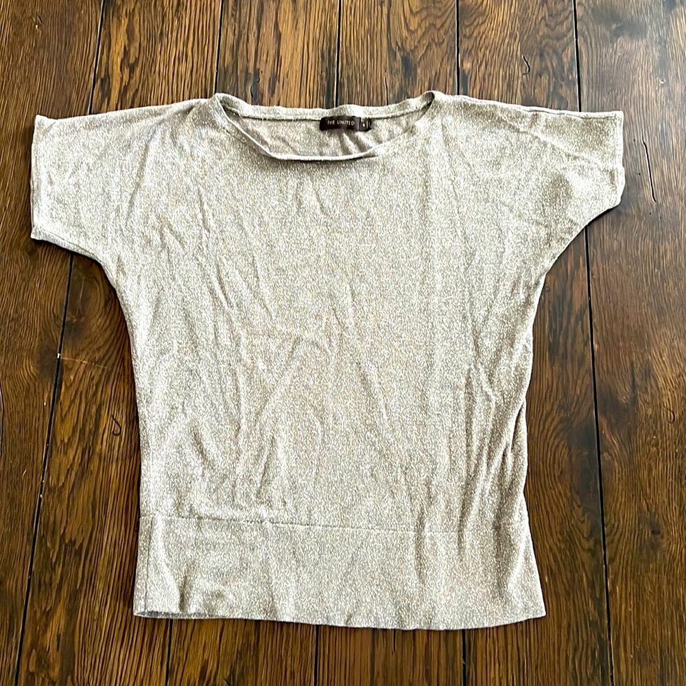 The Limited Small silver sparkly top